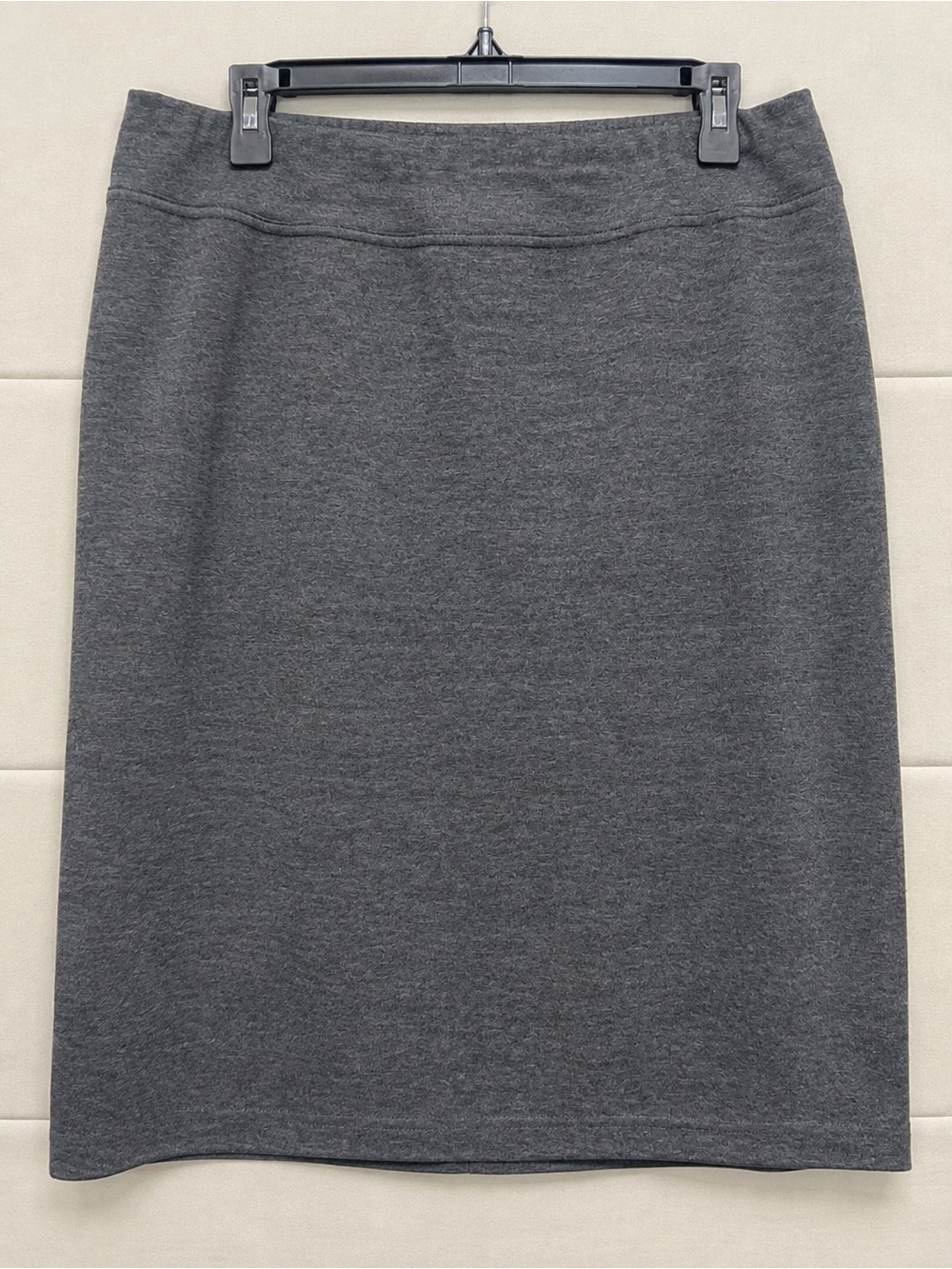 Style & Co Gray Knit Pencil Skirt Plus Size 1X Pull On Stretch